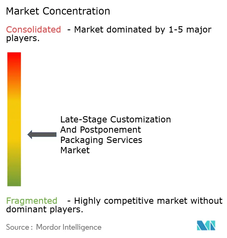Late-Stage Customization And Postponement Packaging Services Market Concentration