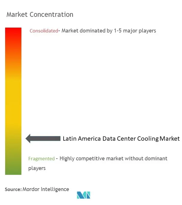Latin America Data Center Cooling Market Concentration
