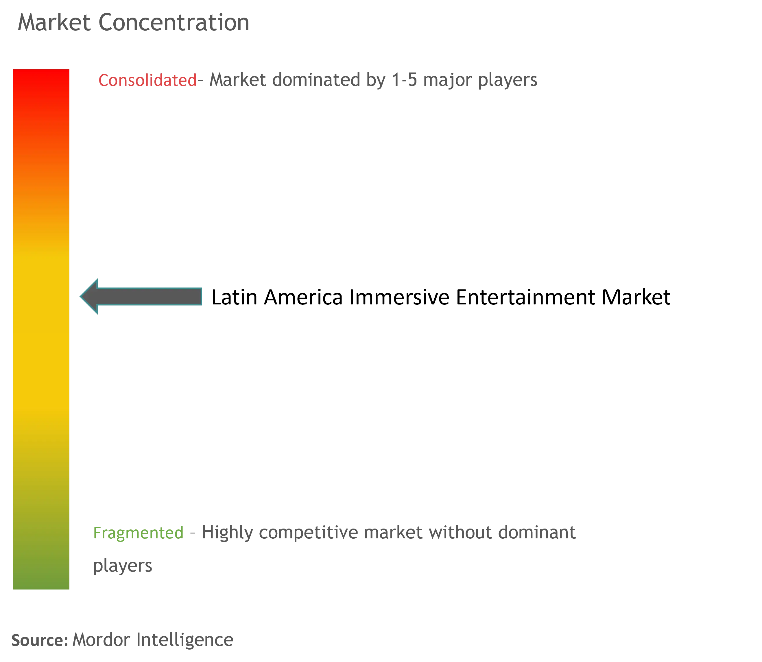 Latin America Immersive Entertainment Market Concentration