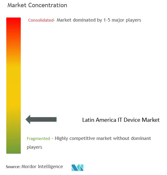 Latin America IT Device Market Concentration