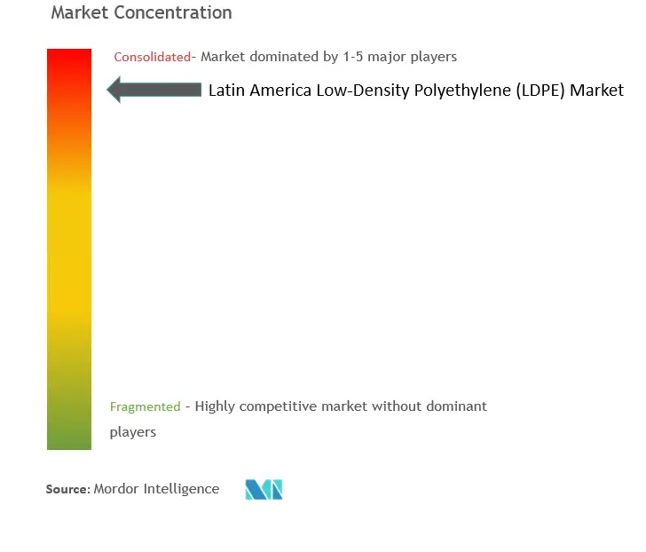 ラテンアメリカLDPE市場集中度