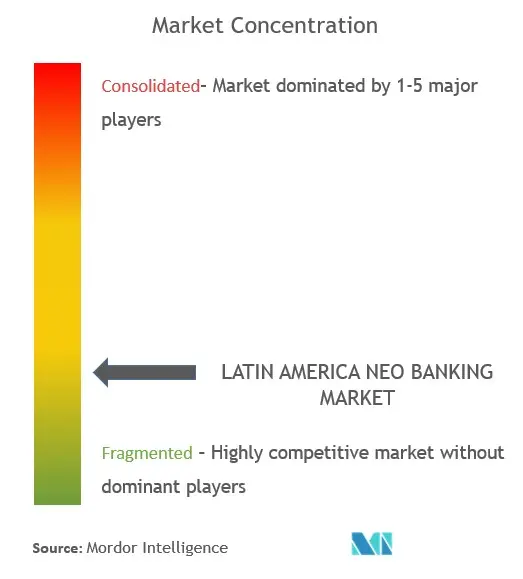 Neo Banca LatinoaméricaConcentración del Mercado