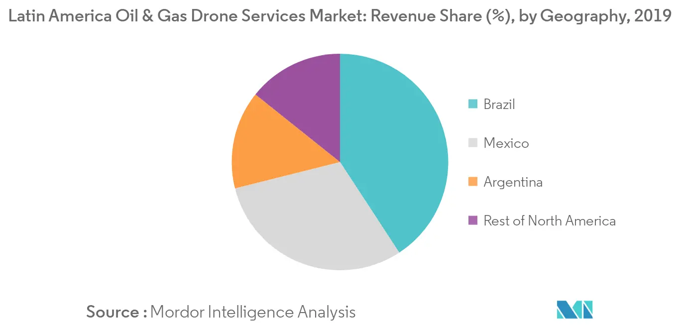 Latin America Oil & Gas Drone Services Market: Revenue Share 