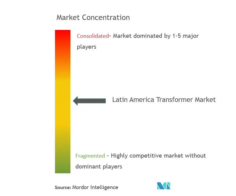 Latin America Transformer Market Concentration