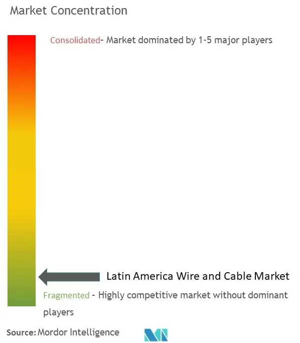 Latin America Wire And Cable Market Concentration