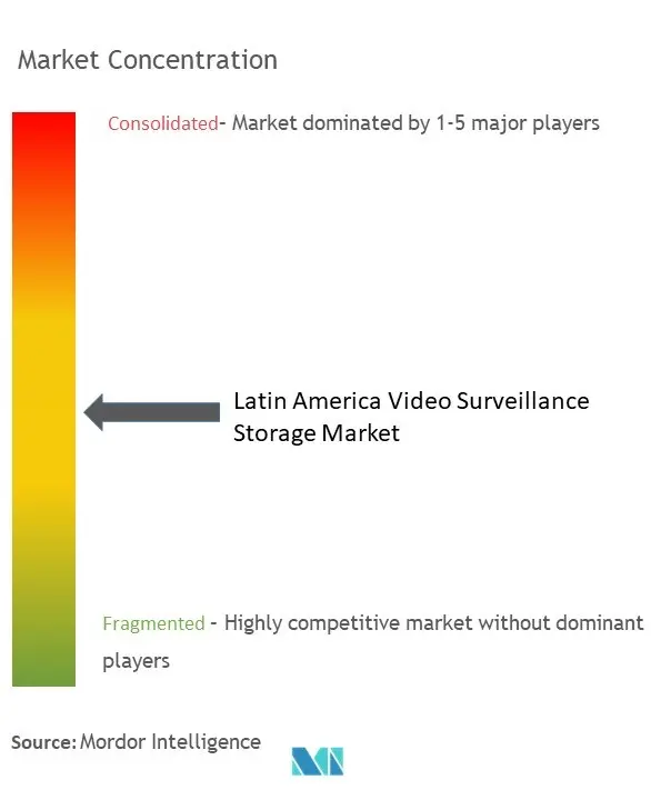 Latin America Video Surveillance Storage Market Concentration