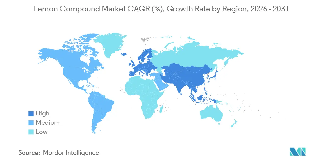 Lemon Compound Market Growth Rate by Region