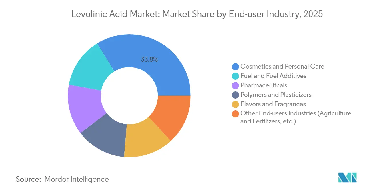 Levulinic Acid Market: Market Share by End-user Industry, 2025