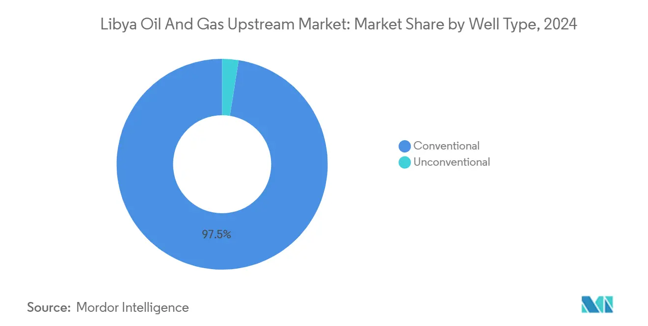 Libya Oil And Gas Upstream Market: Market Share by Well Type