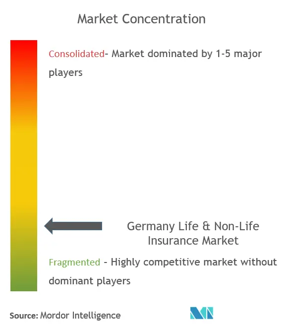 Germany Life & Non-Life Insurance Market Concentration