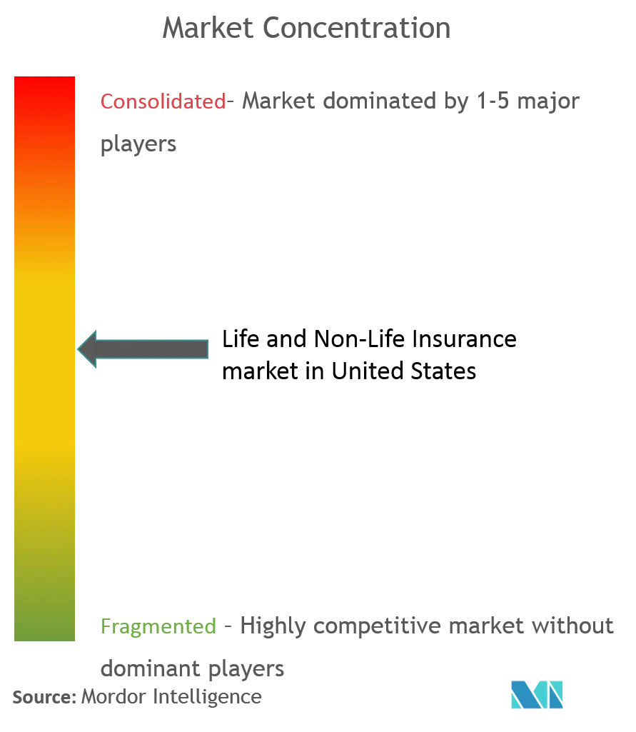 Companhia de Seguros de Vida Mútua de Massachusetts, UnitedHealth Group Incorporated, Berkshire Hathaway Inc., Cigna Corporation, Metlife Inc., Prudential Financial Inc.