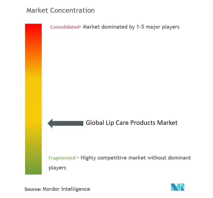 Lip Care Products Market Concentration