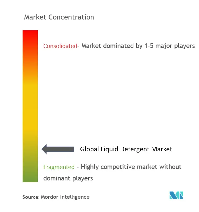 Liquid Detergent Market Concentration