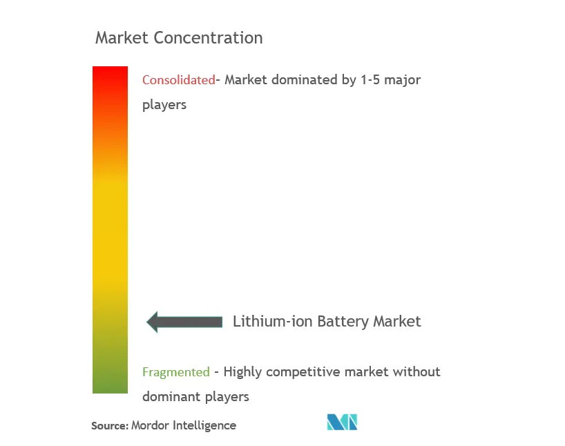 Lithium-Ion Battery Market Concentration