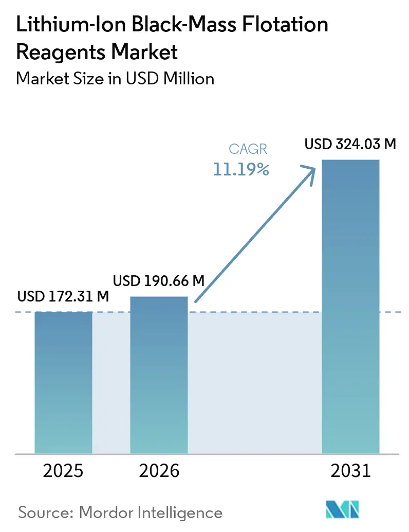 Lithium-Ion Black-Mass Flotation Reagents Market Size