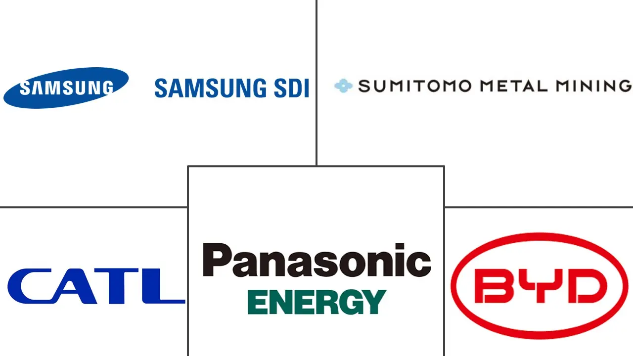 Major players in Lithium Manganese Oxide (LMO) industry