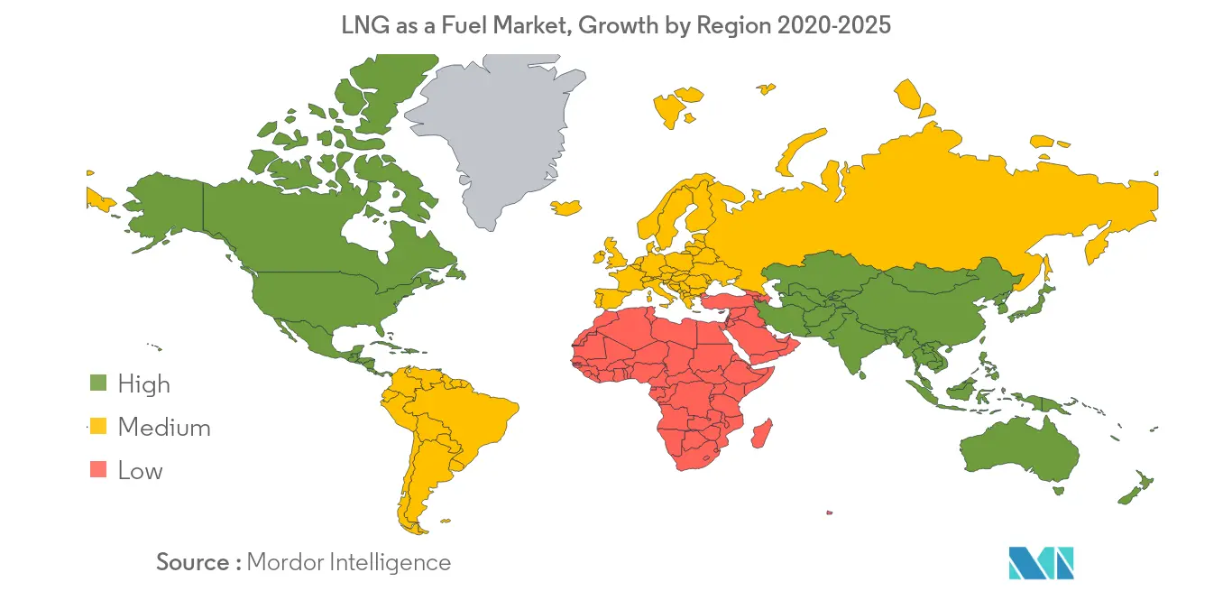 LNG as a Fuel Market - Geography