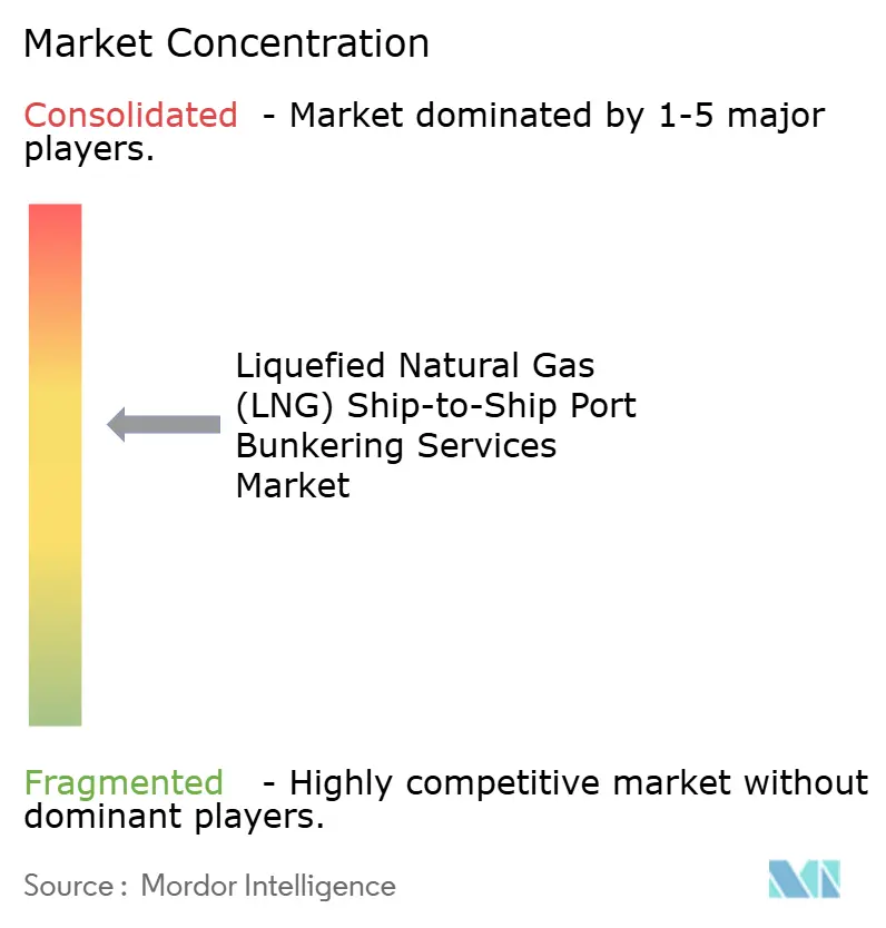 Liquefied Natural Gas (LNG) Ship-to-Ship Port Bunkering Services Market Concentration