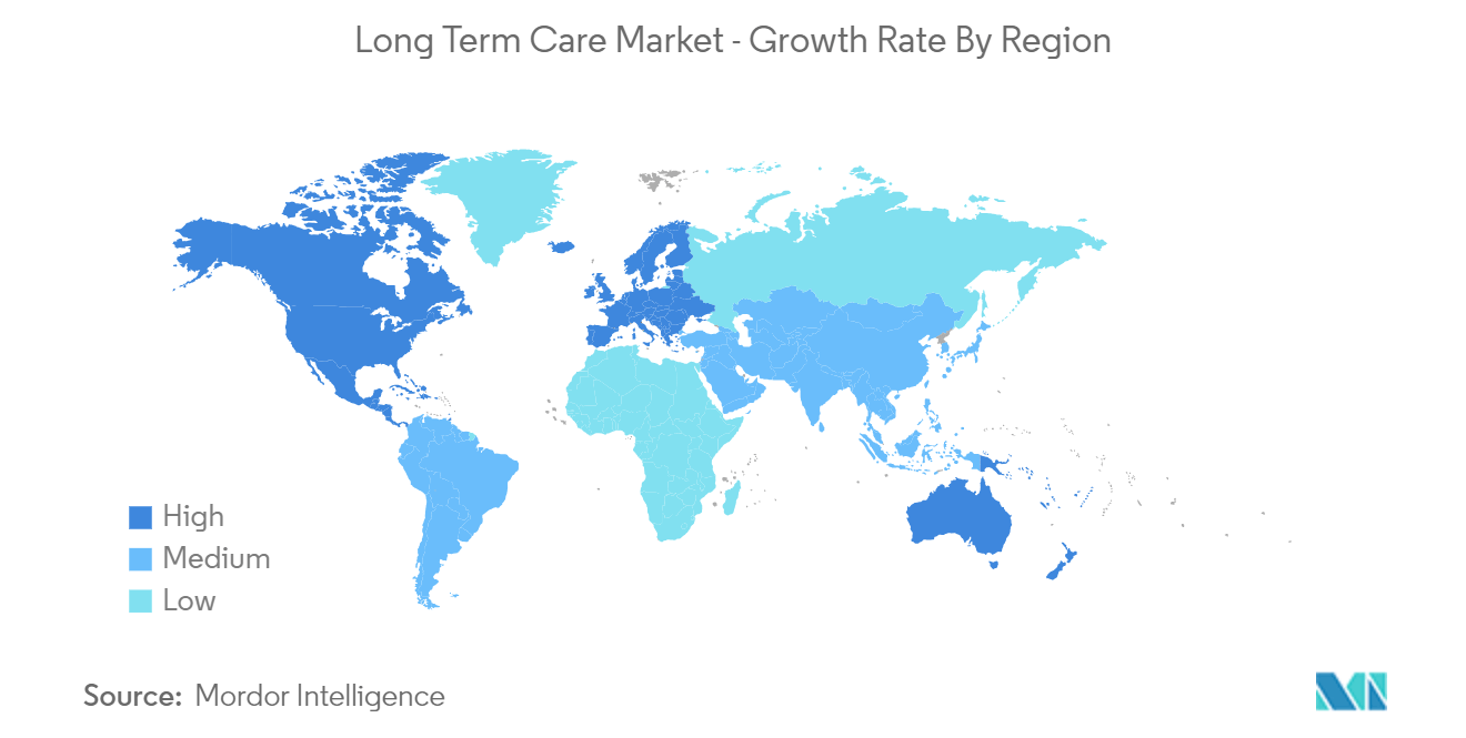 Long Term Care Market - Growth Rate By Region