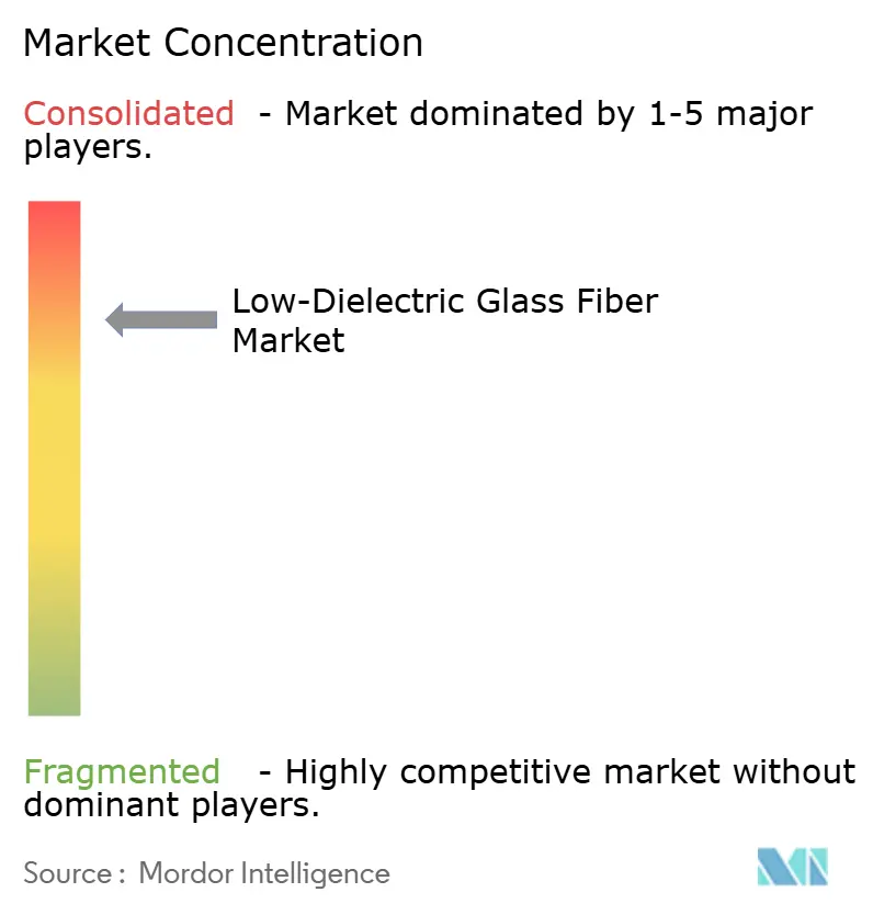 Low-Dielectric Glass Fiber Market Concentration