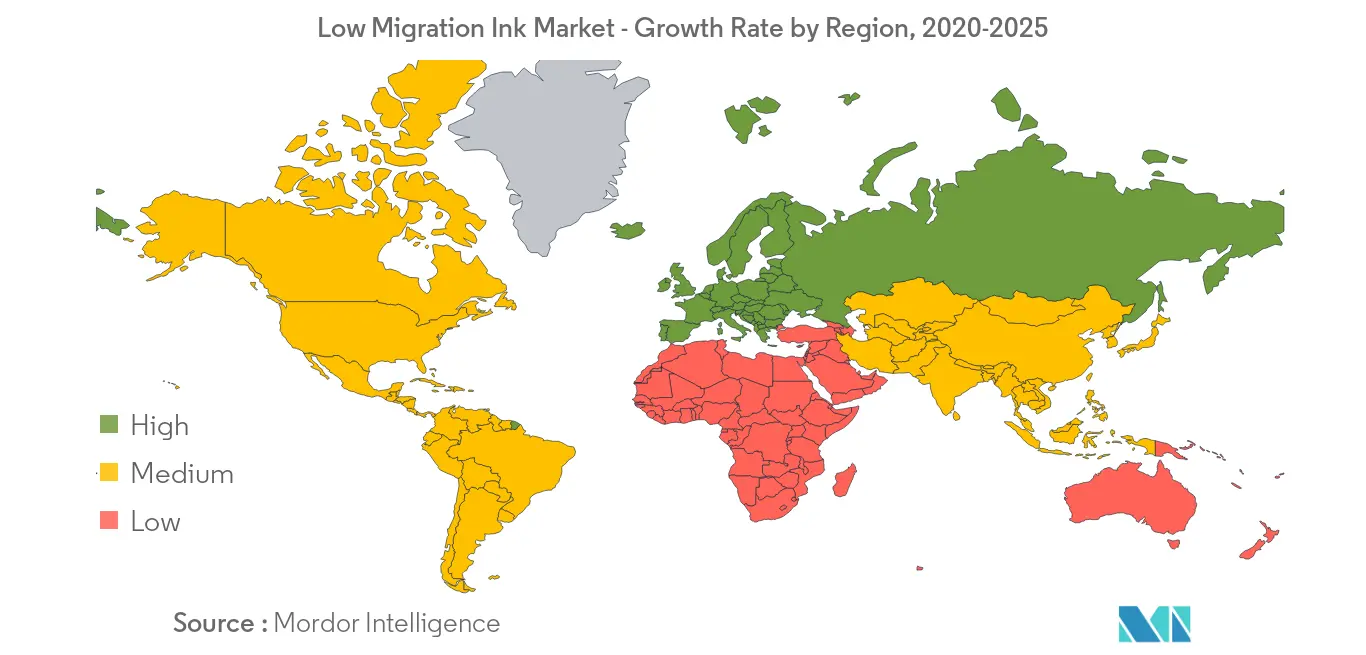 Low Migration Ink Market Regional Trends