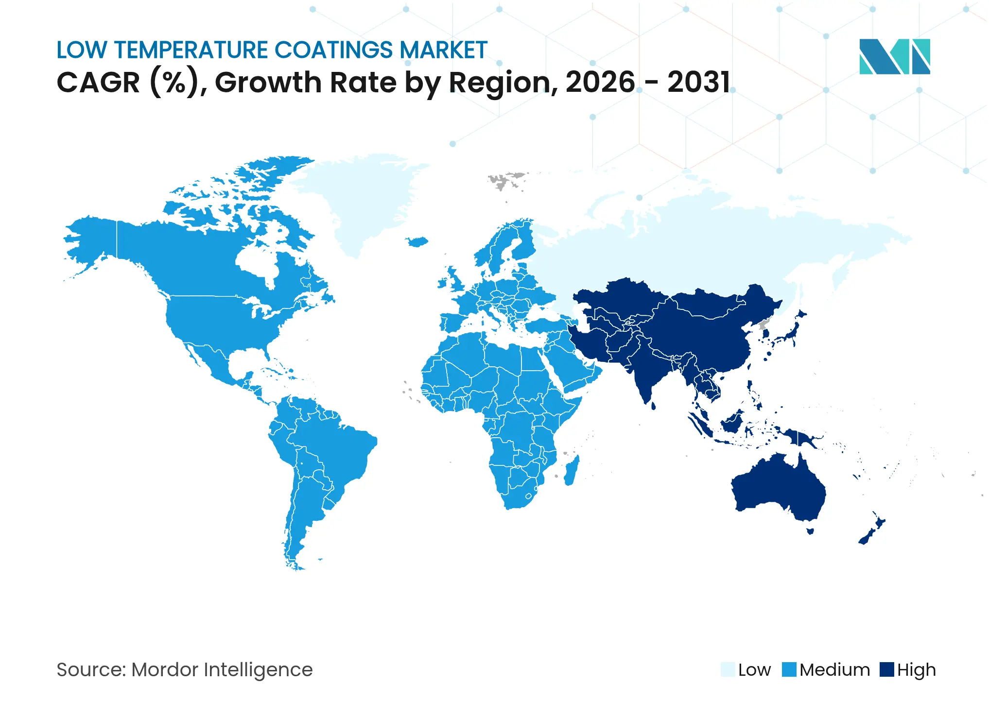 Low Temperature Coatings Market CAGR (%), Growth Rate by Region