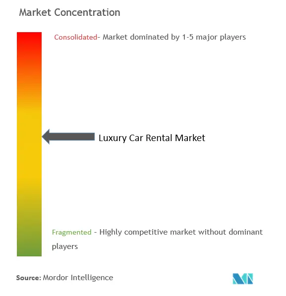 Luxury Car Rental Market Concentration