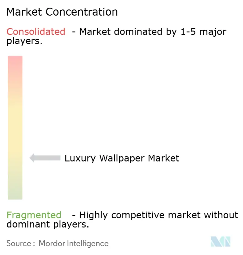 Luxury Wallpaper Market Concentration