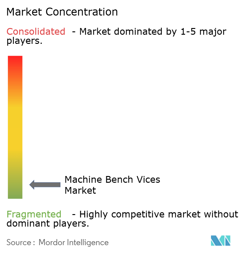 Machine Bench Vices Market Concentration