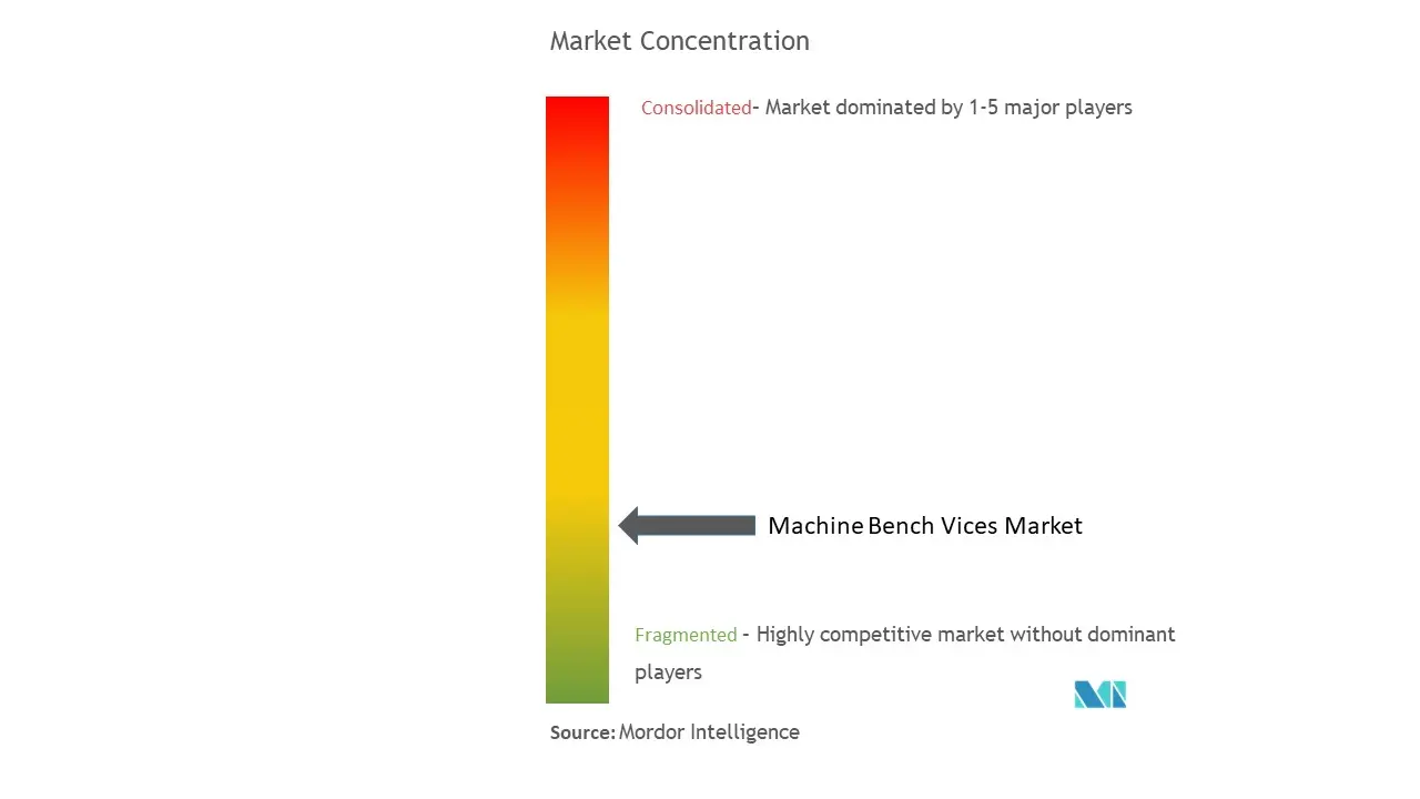 Machine Bench Vices Market Concentration