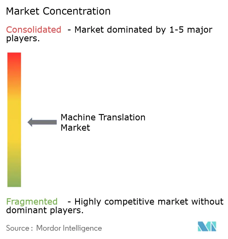 Machine Translation Market Concentration