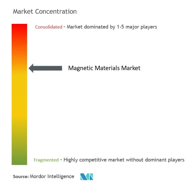 Magnetic Materials Market Concentration