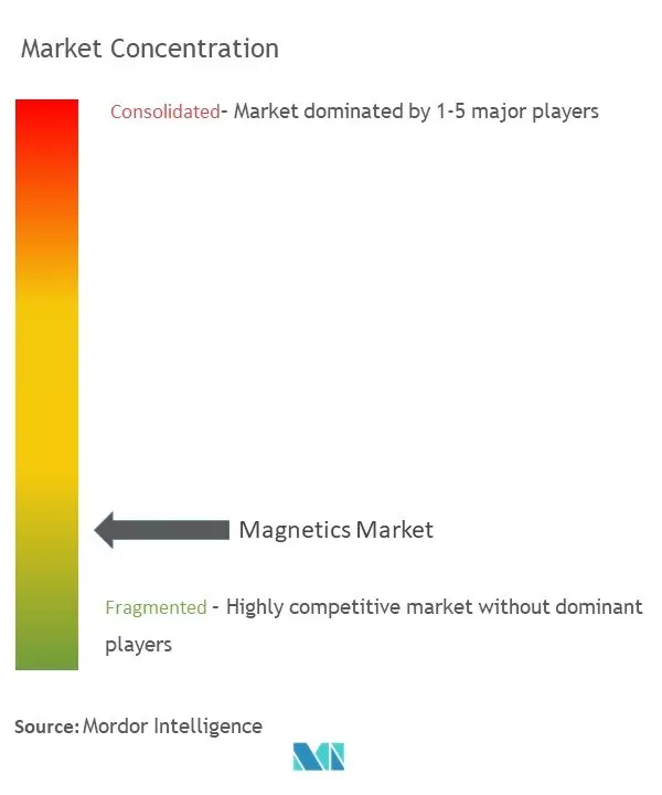 Concentração de Mercado de Magnetismo