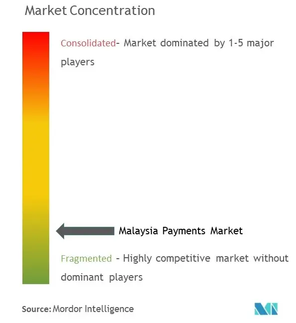Malaysia Payments Market Concentration