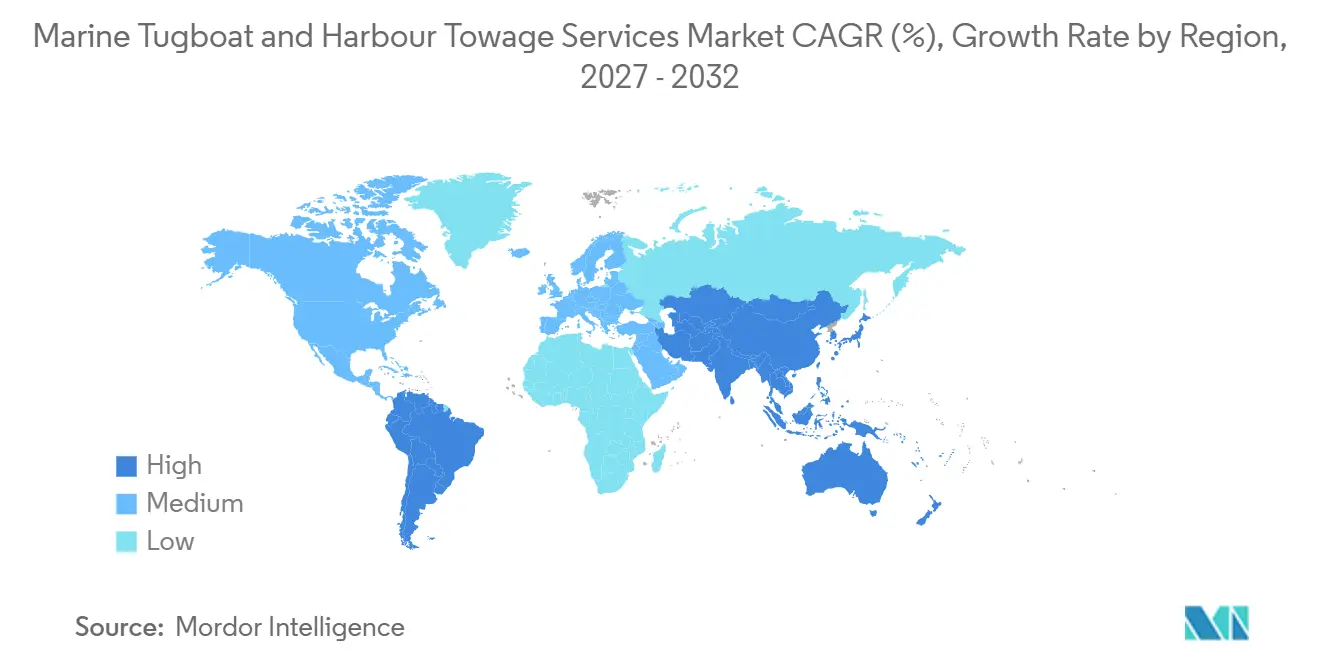 Marine Tugboat and Harbour Towage Services Market Growth Rate by Region