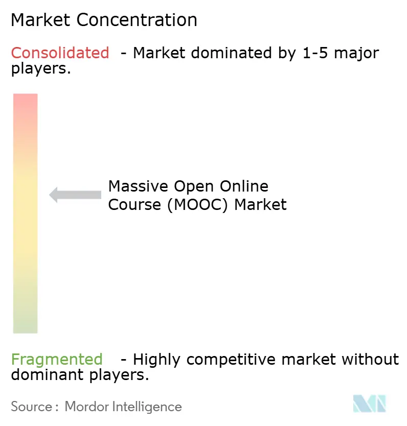 Massive Open Online Course (MOOC) Market Concentration