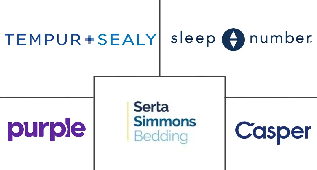 Major players in Mattress industry