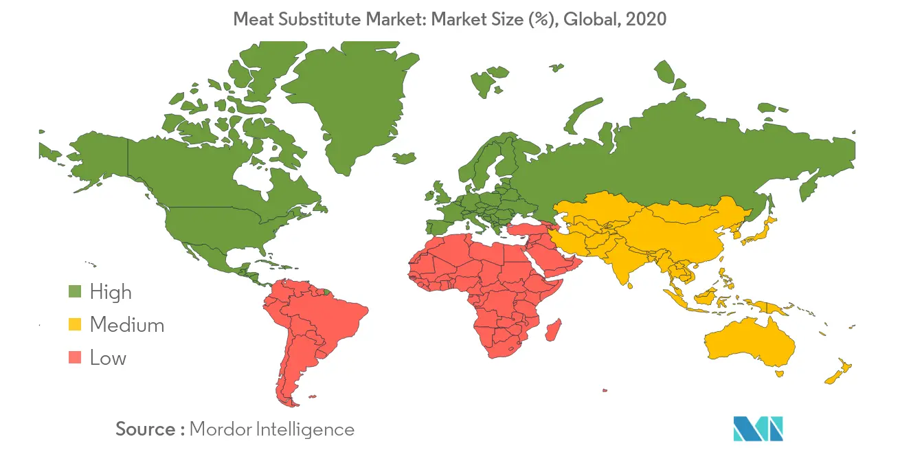 meat substitutes market share	