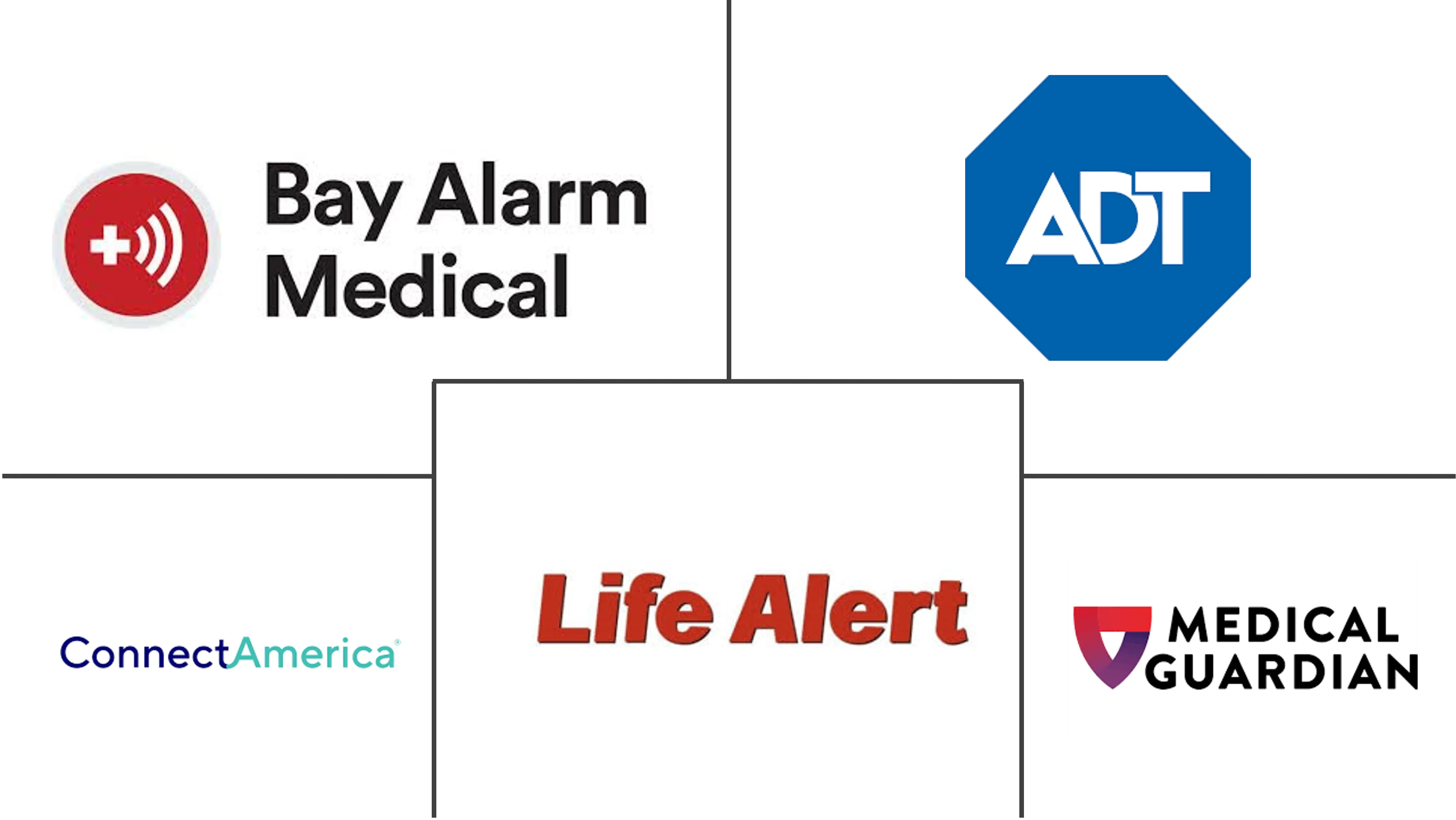 Major players in Medical Alert System/Personal Emergency Response System industry