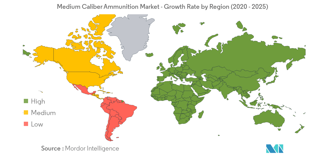 Medium Caliber Ammunition Market_Geography