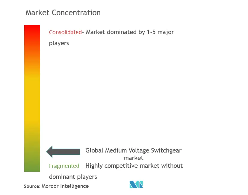 Medium Voltage Switchgear Market Concentration
