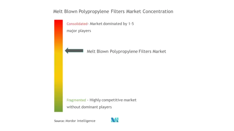Market Concentration - Melt Blown Polypropylene Filters Market.png