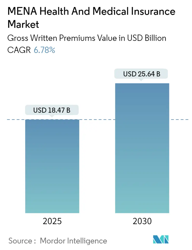 MENA Health And Medical Insurance Market Size MENA Health and Medical Insurance Market Summary