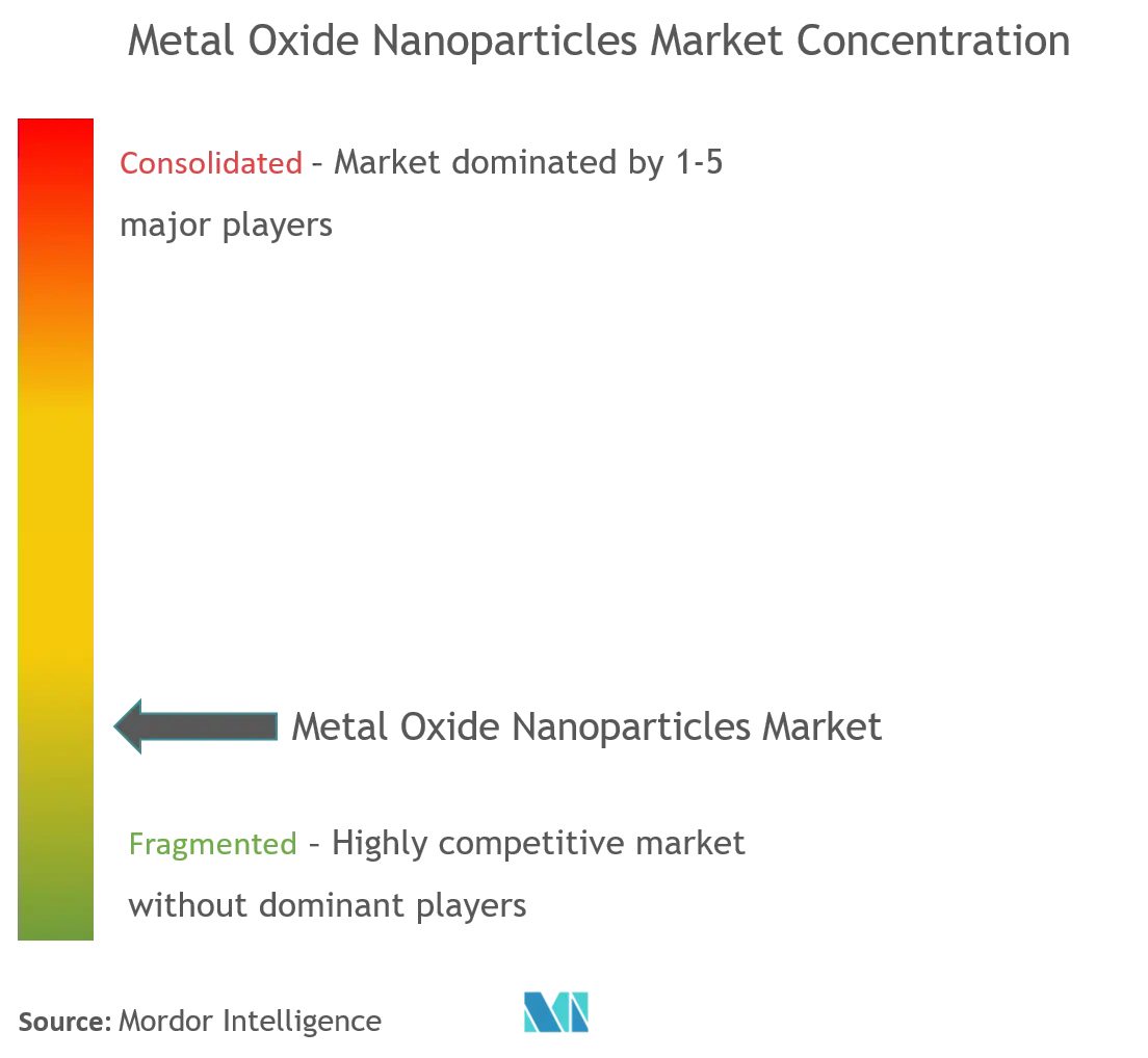 Metal Oxide Nanoparticles Market Concentration