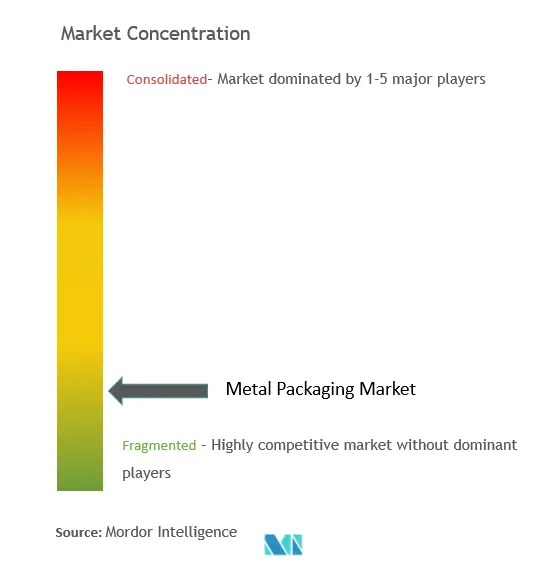 Metal Packaging Market Concentration