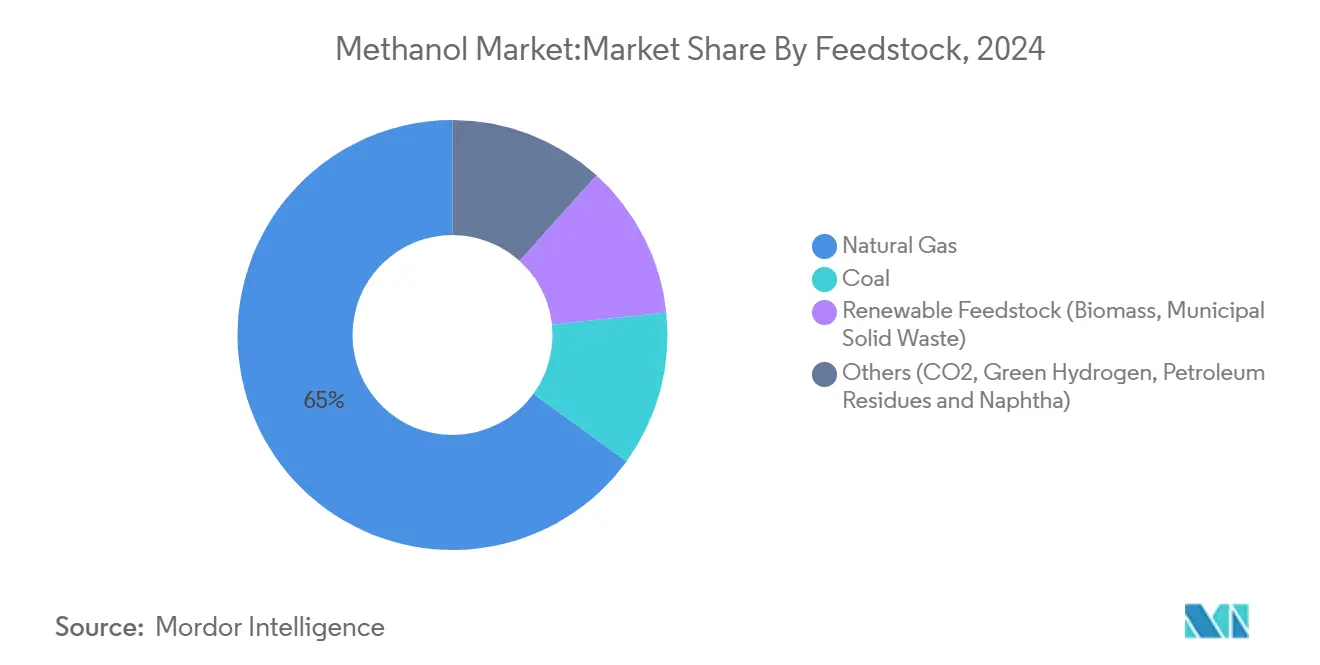 Methanol Market:Market Share By Feedstock