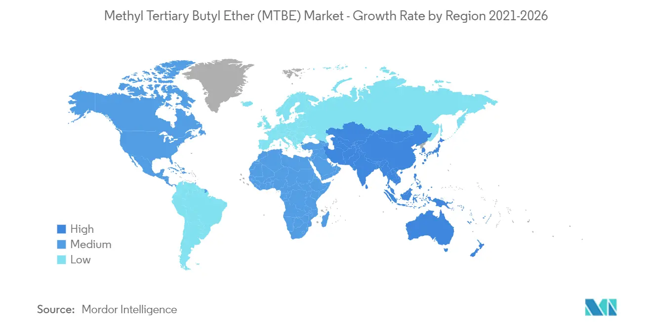 Methyl Tertiary Butyl Ether (MTBE) Market - Regional Trends