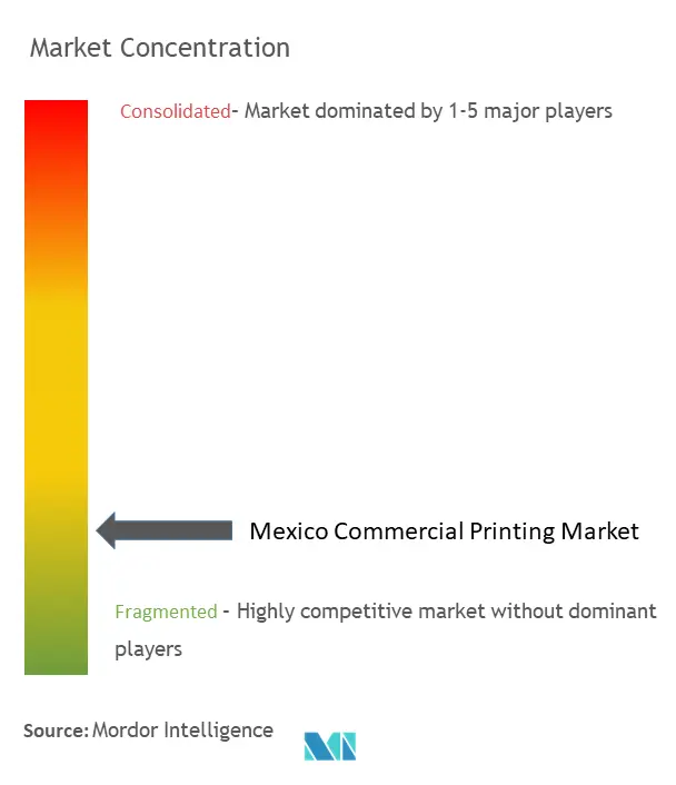 Mexico Commercial Printing Market Concentration