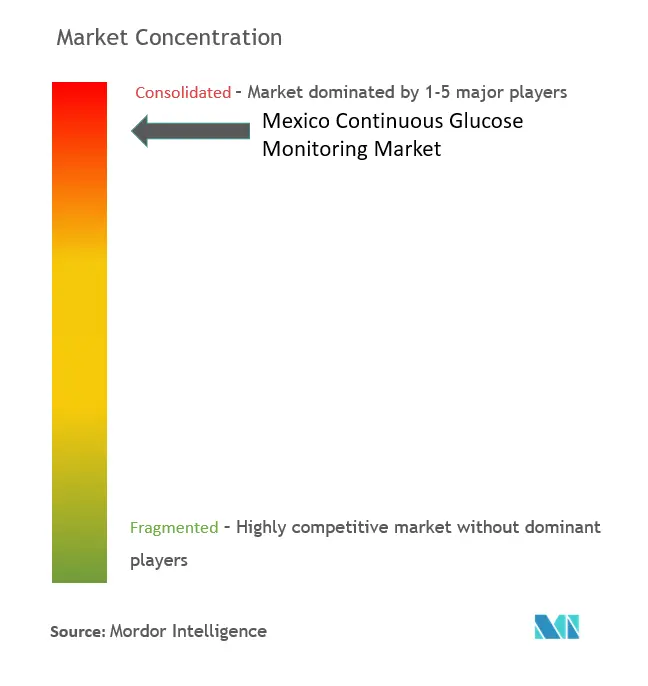 Mexico Continuous Glucose Monitoring Market Concentration