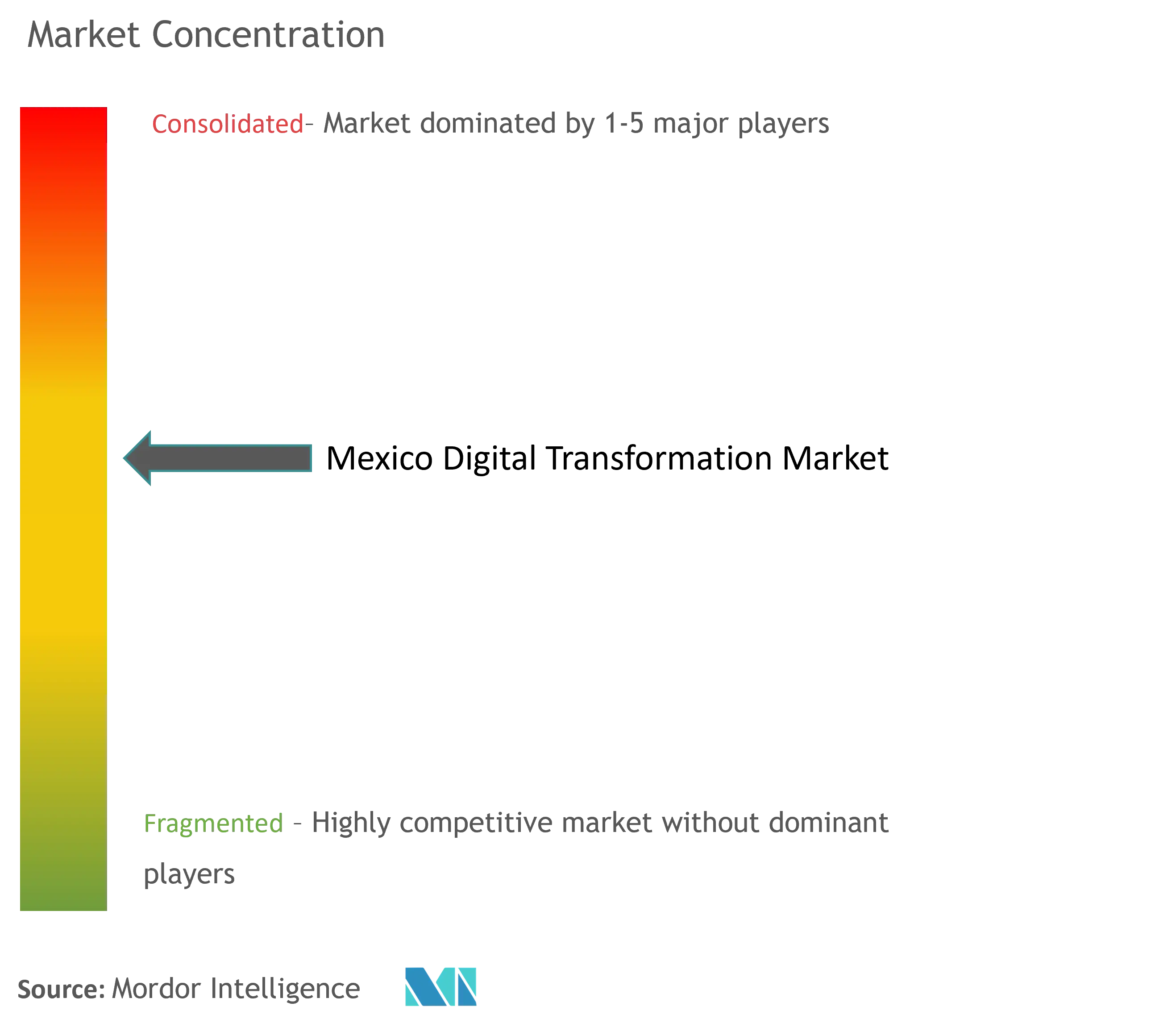 Mexico Digital Transformation Market Concentration